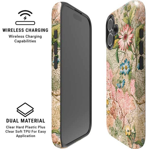 Marbled Paper by William Kilburn iPhone 16 Plus Magsafe Impact Case